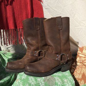 Durango Women's Brown Harness Leather Boots 6.5M